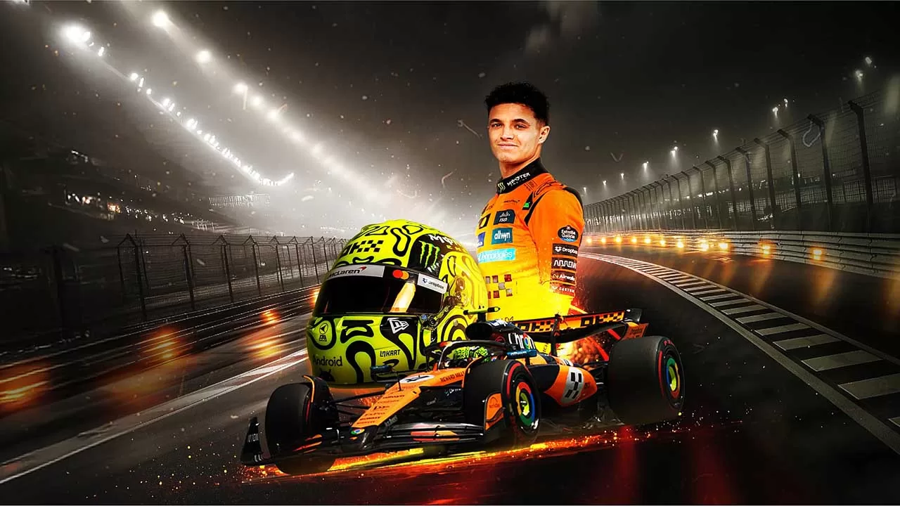 Logitech G Sim Racing Weeks - Lando Norris helmet
